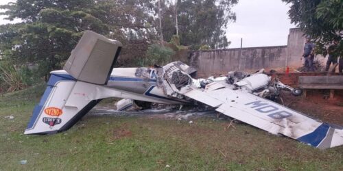 Queda de bimotor deixa dois mortos em Marília, interior de São Paulo