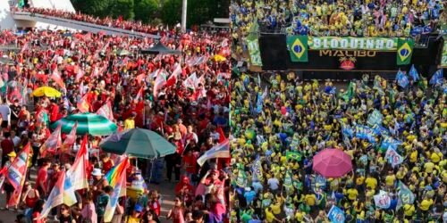 Em Brasília, atos por Lula e Flávio ficam a 2 km de distância