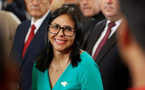 Delcy agradece a Lula e ao povo brasileiro por apoio e solidariedade