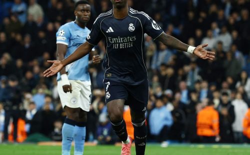 Liga dos Campeões: Vini Júnior marca dois e Real despacha City