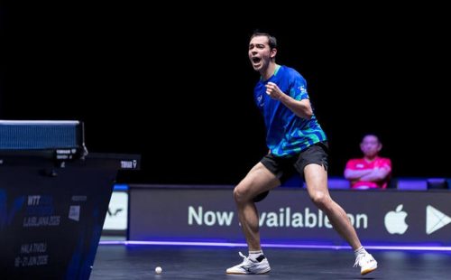 Hugo Calderano cai na final e perde chance do tri no WTT da Eslovênia