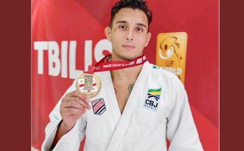 Guilherme Schimidt é bronze no Grand Slam de Tbilisi