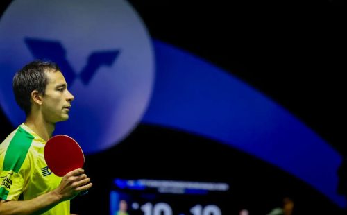 Calderano cai para chinês na semi e leva bronze na Copa do Mundo