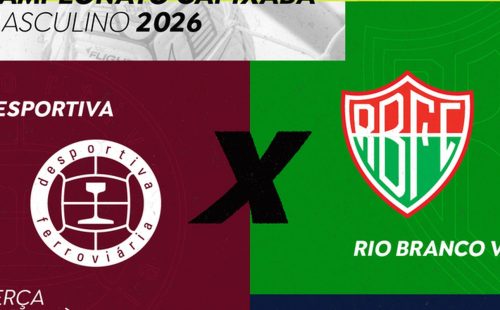 TV Brasil exibe jogo entre Desportiva Ferroviária e Rio Branco